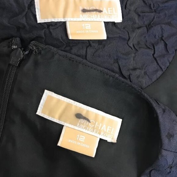 Michael Kors 2pc Dress and Blazer Navy Sz 12 - Picture 7 of 7